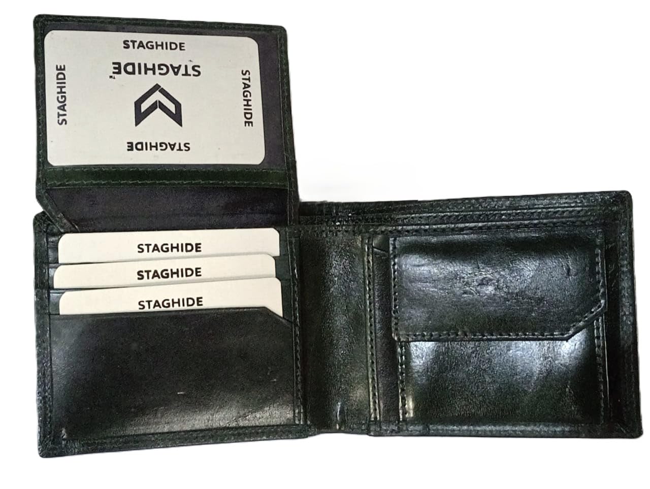 Men’s Genuine Leather Wallet | Slim & Stylish Bifold Wallet with RFID Protection | Gents Wallet with Coin Pocket & Multiple Card Slots |