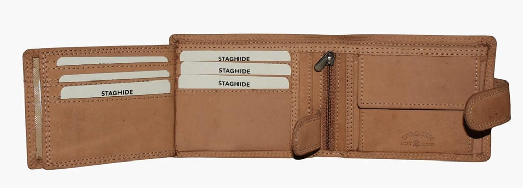 Luxury Men’s Leather Wallet | Branded RFID Blocking Wallet for Men | Stylish Gift Box | Premium Bifold Gents Wallet with Coin Pocket & Multiple Compartments