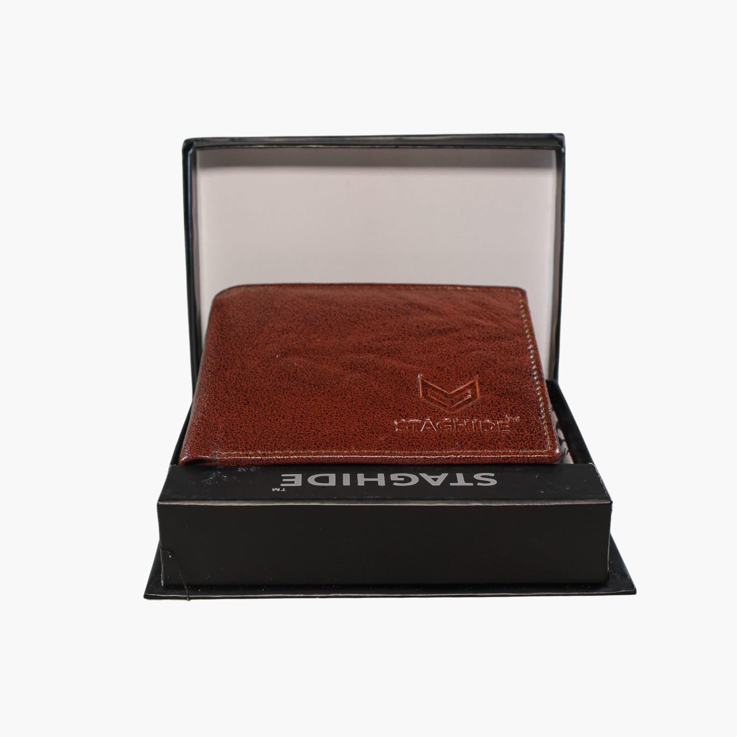 Men's Brown Genuine Leather Wallet | Branded Quality Wallet for Men with RFID Blocking | Mens Gift Set