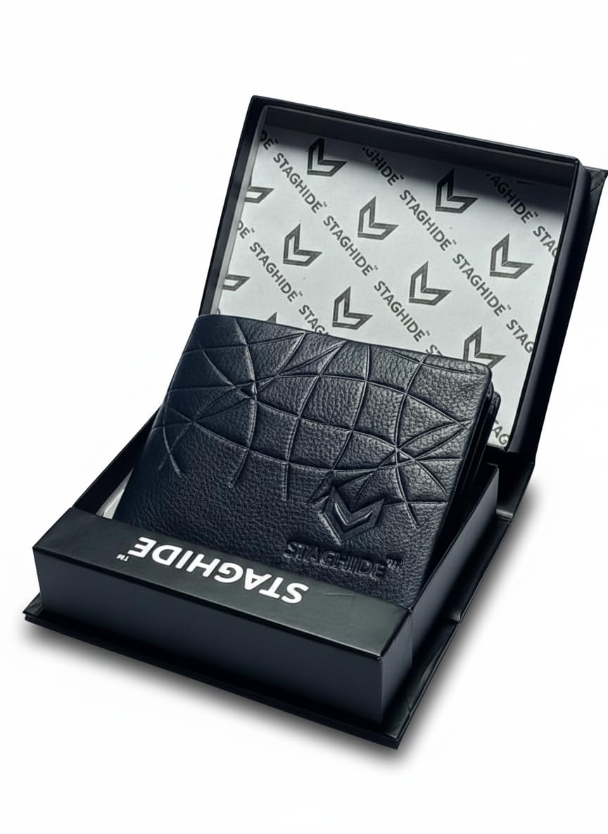 Men's Wallet, Classic Bi-fold Design