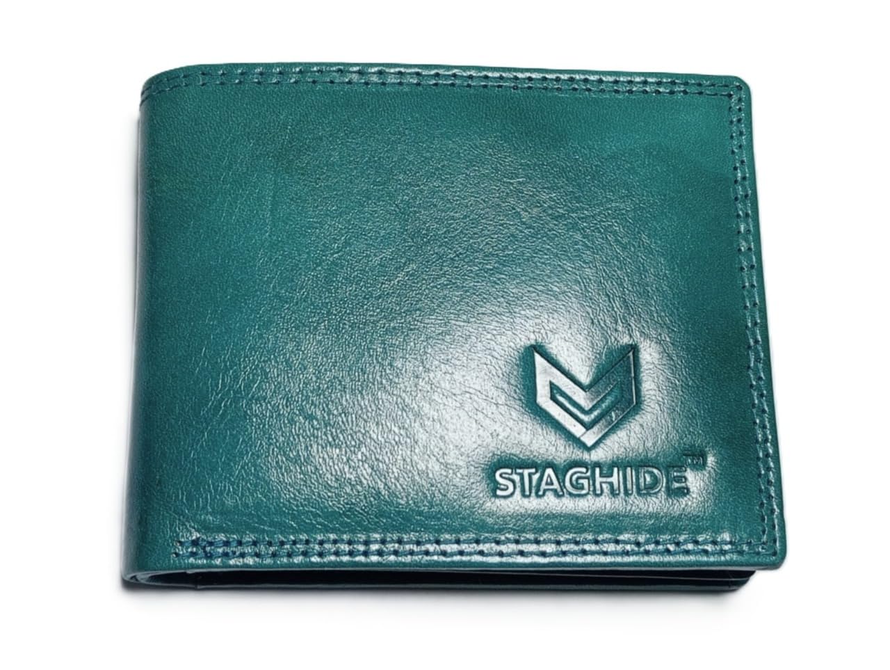 Wallet for Men Slim Leather | RFID Blocking Minimalist Wallet | Ultra-Slim Front Pocket Card Holder | Lightweight & Stylish Gents Wallet | Ideal Gift for Boys & MenBlue Hunter Leather Men's Wallet